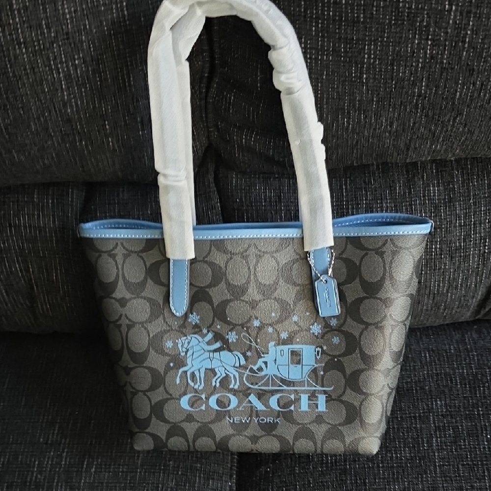 Authentic Small Coach Tote.